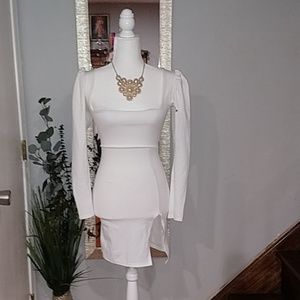 NWT PrettyLittleThings Ivory Dress
